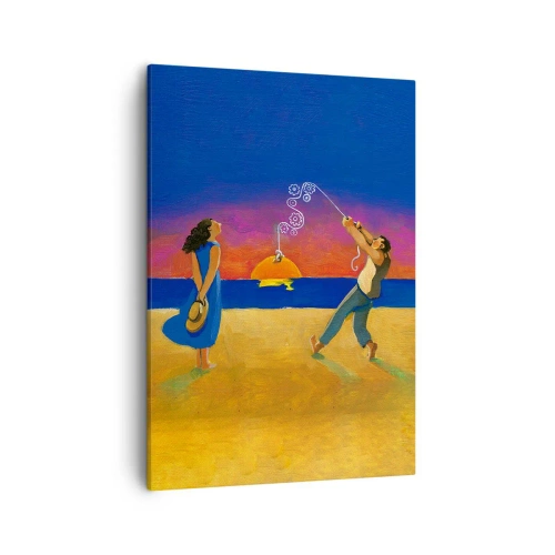 Lærredstryk - Billede på lærred - Mere end en stjerne fra himlen - 50x70 cm