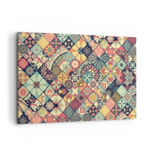 Lærredstryk - Billede på lærred - Marokkansk stemning - 120x80 cm