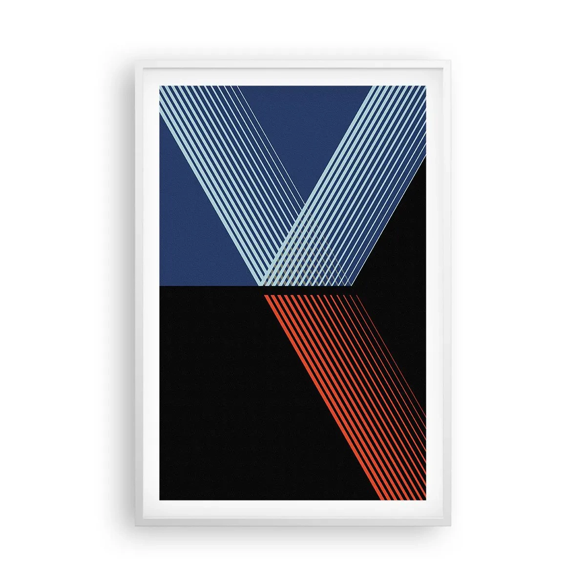 Plakat i hvid ramme - En simpel historie - 61x91 cm