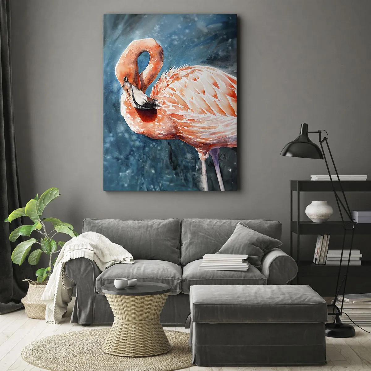 Lærredstryk - Billede på lærred - Dekorativ af natur - 50x70 cm