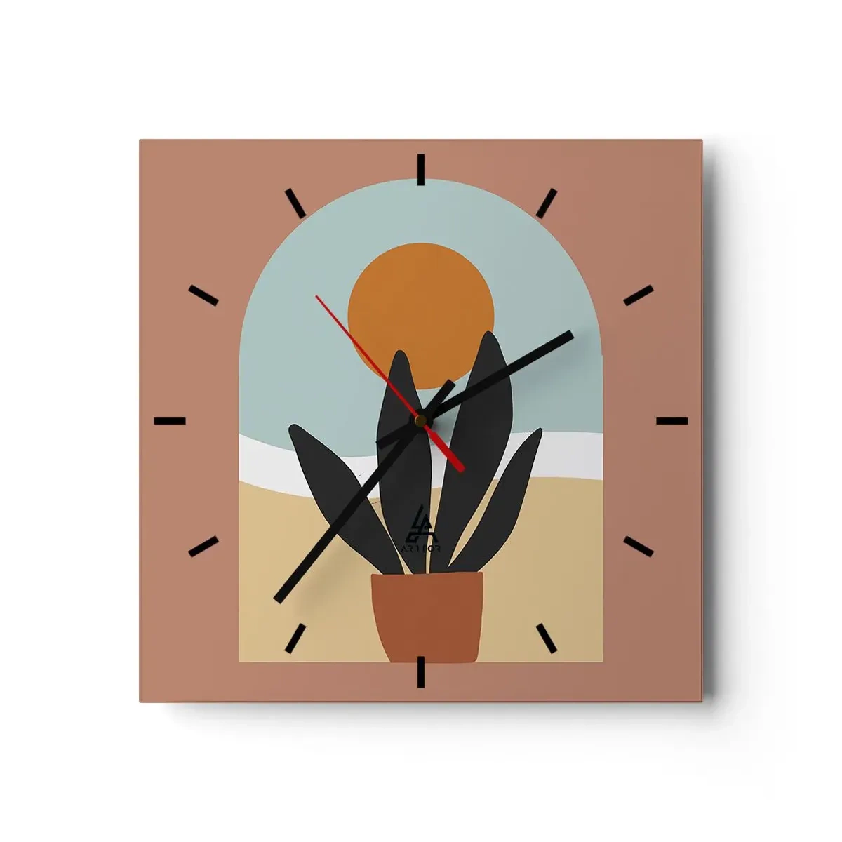 Vægur, Uret - Små glæder - 30x30 cm