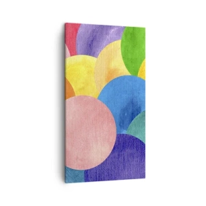 Lærredstryk - Billede på lærred - Den oprindelige fylde af liv - 45x80 cm