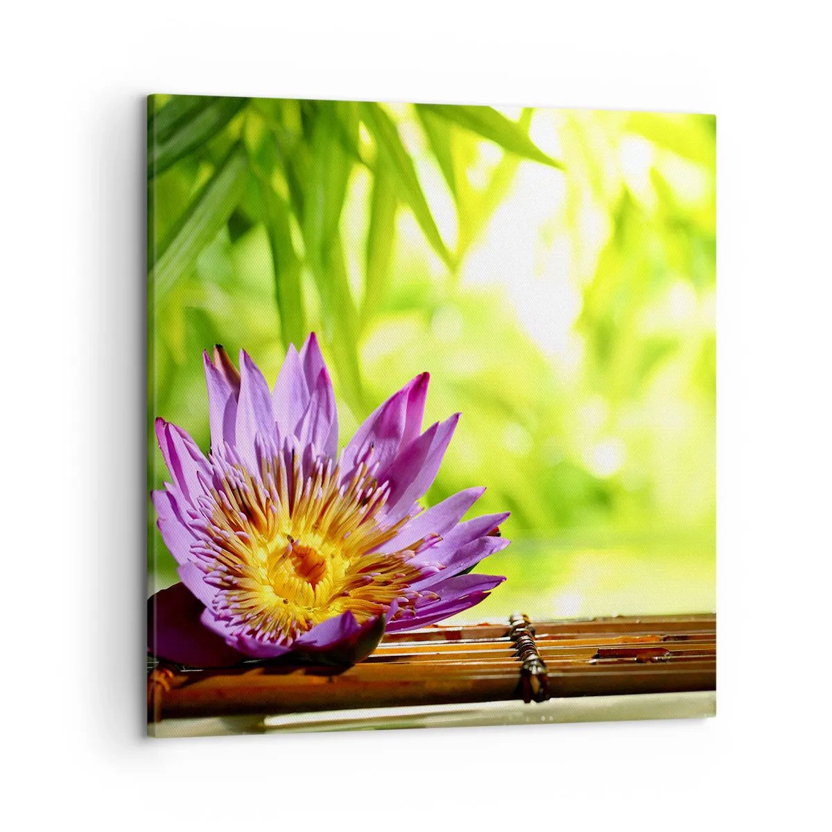 Lærredstryk - Billede på lærred - I det asiatiske solskin - 50x50 cm