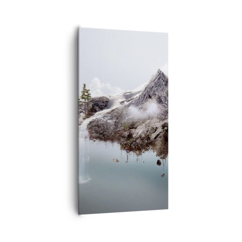 Lærredstryk - Billede på lærred - Set gennem en surrealists øjne - 65x120 cm