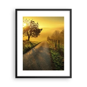 Plakat i sort ramme - Kære eftermiddag - 40x50 cm