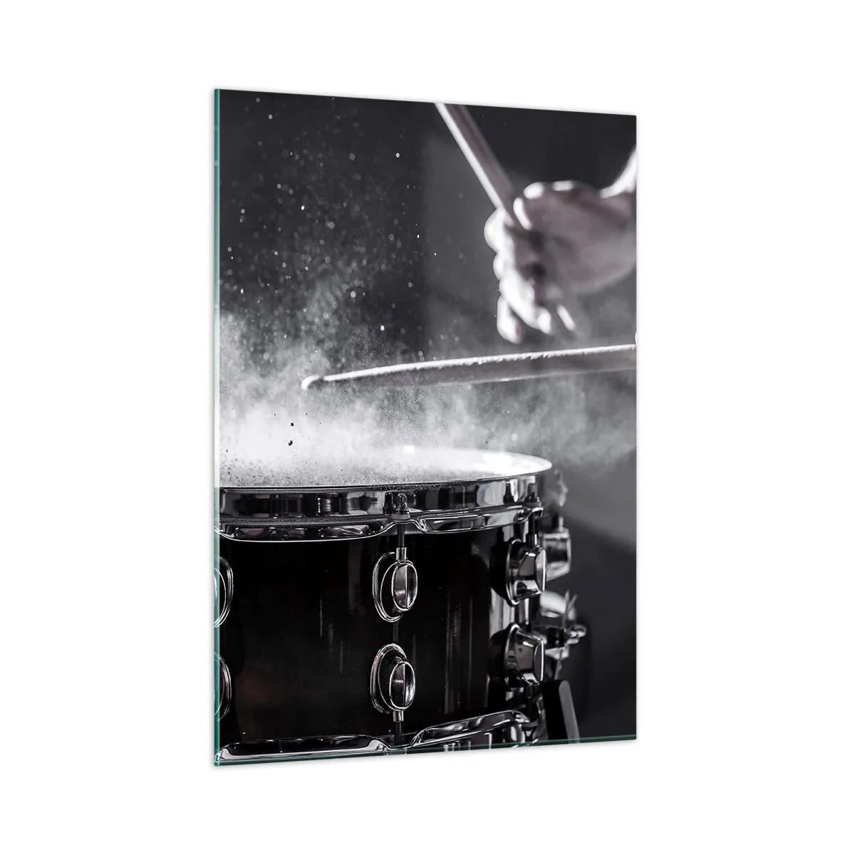 Billede på glas - Musikkens puls - 50x70 cm