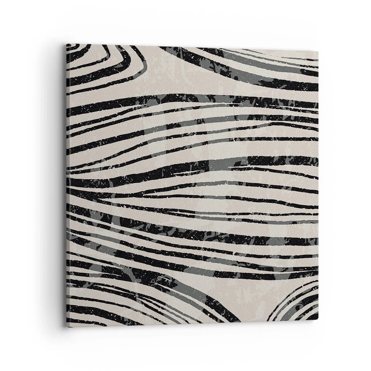 Lærredstryk - Billede på lærred - Et spild af linjer - 70x70 cm