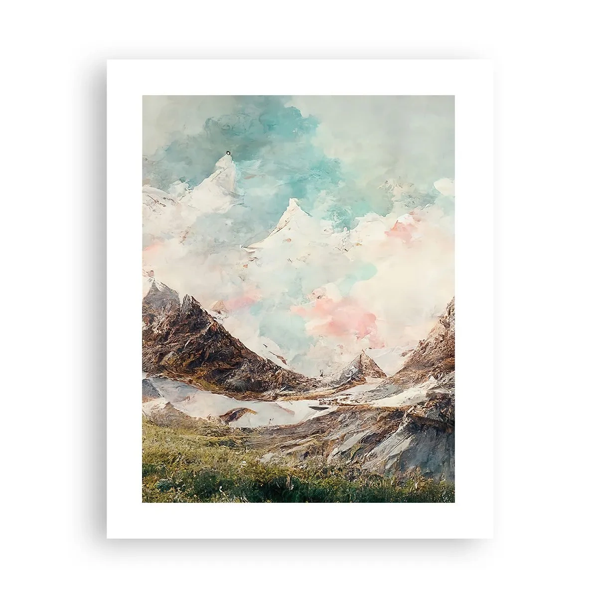 Plakat - Stenede knive - 40x50 cm
