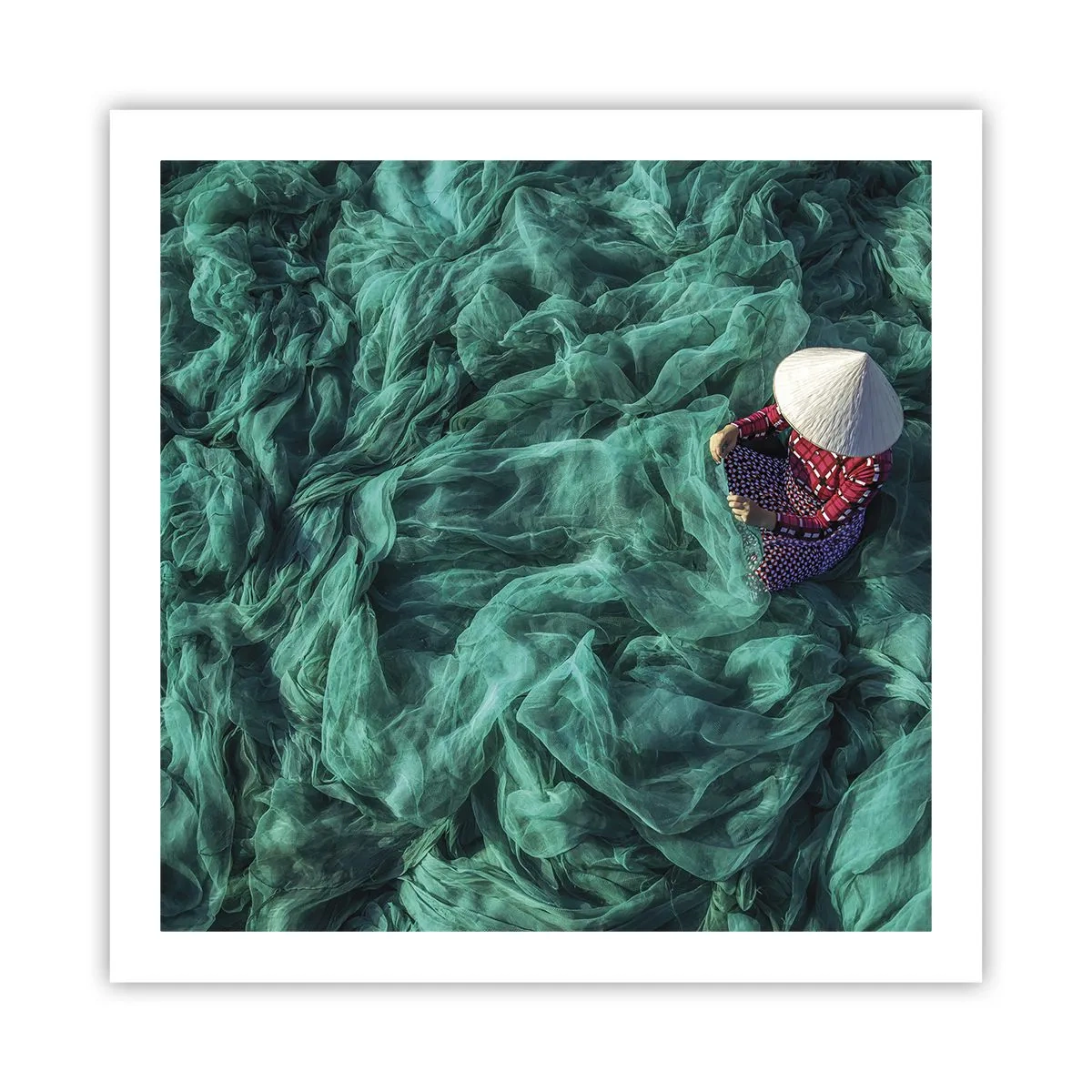 Plakat - I et hav af lys - 60x60 cm