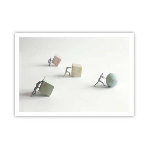 Plakat - Selve livet - 100x70 cm