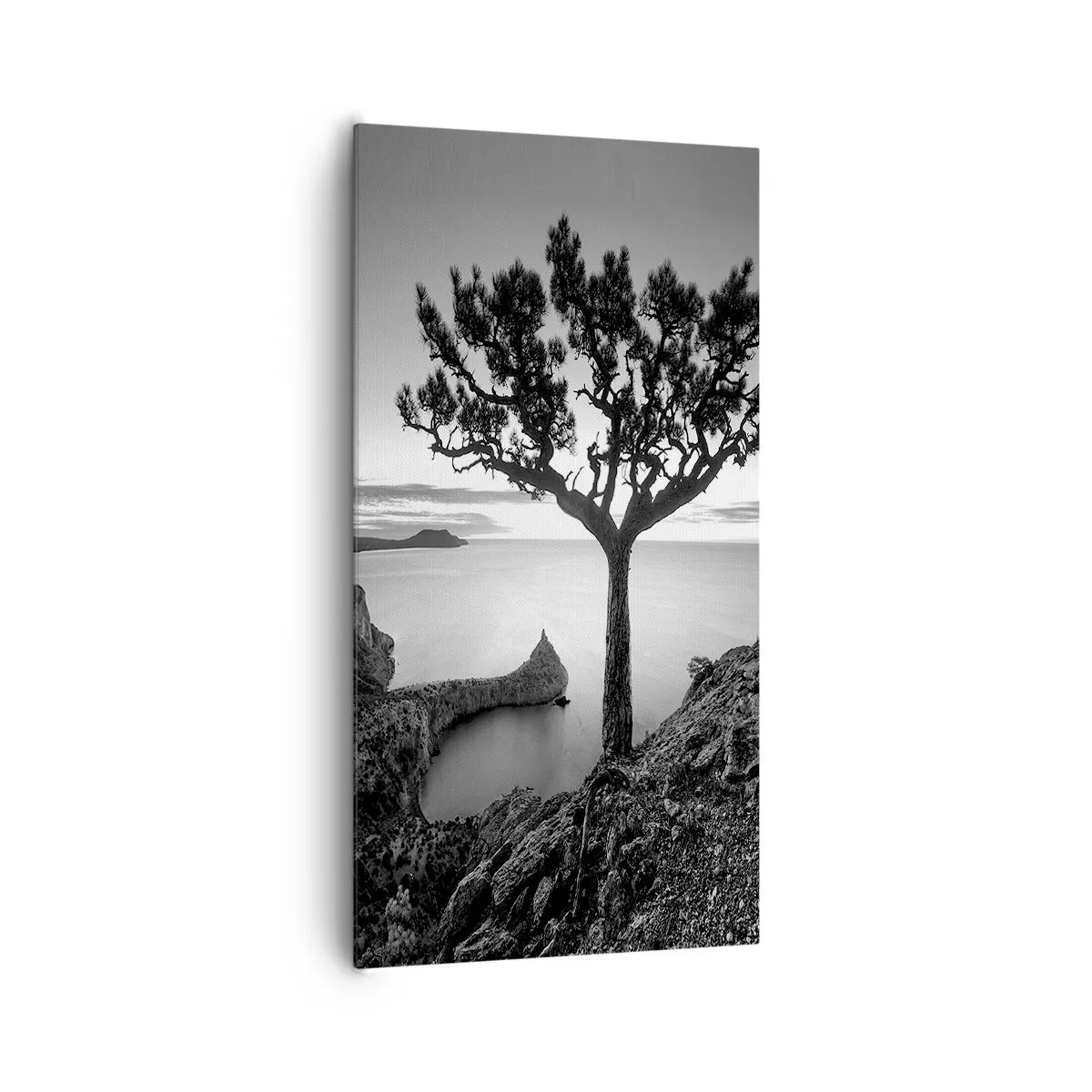 Lærredstryk - Billede på lærred - Fred hele vejen til horisonten - 65x120 cm