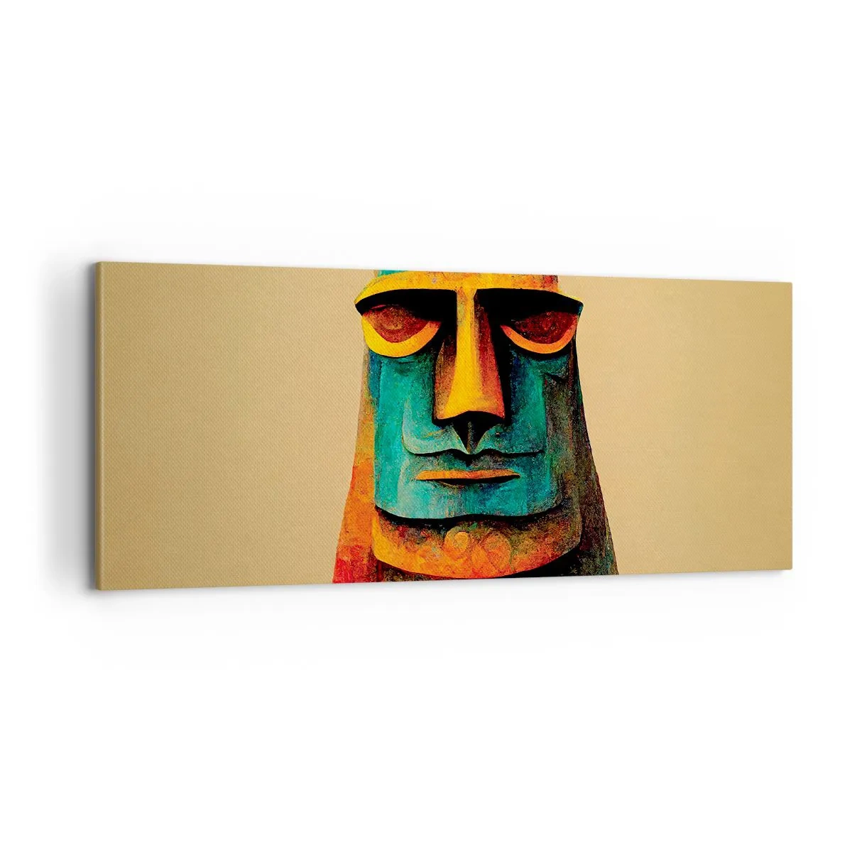 Lærredstryk - Billede på lærred - Statuarisk, men alligevel sympatisk - 100x40 cm