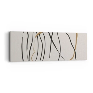 Lærredstryk - Billede på lærred - Komposition - dans i besiddelse - 90x30 cm