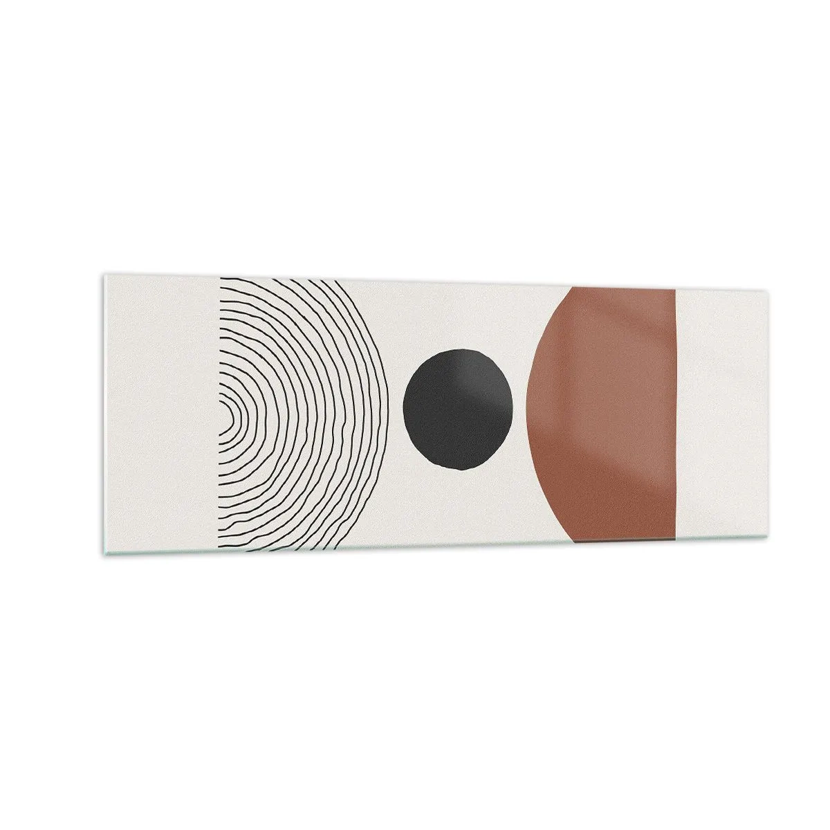 Billede på glas - I rampelyset - 140x50 cm