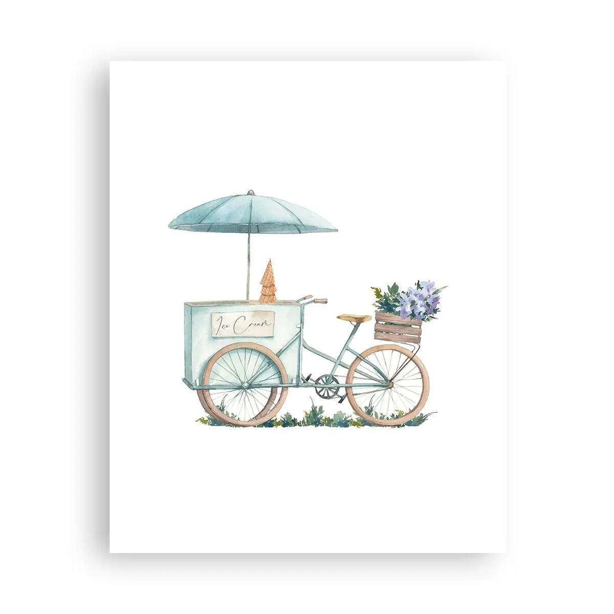 Plakat - Sødt minde om sommeren - 40x50 cm