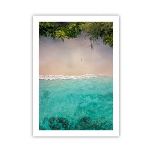 Plakat - Paradis strand - 50x70 cm