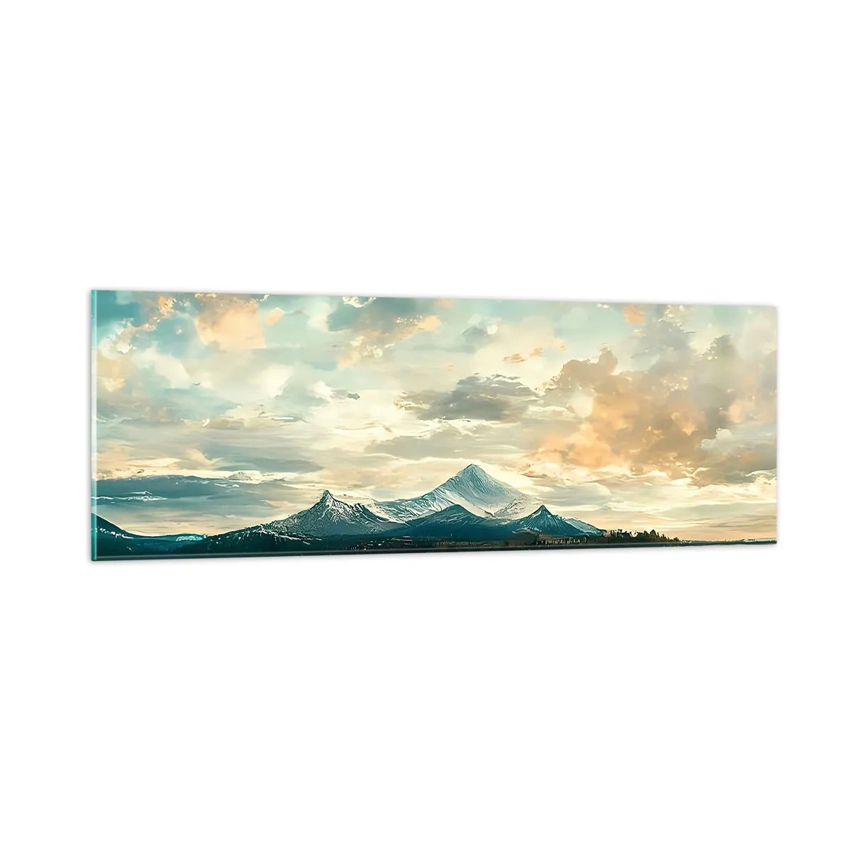 Billede på glas - Under himlens beskyttelse - 90x30 cm