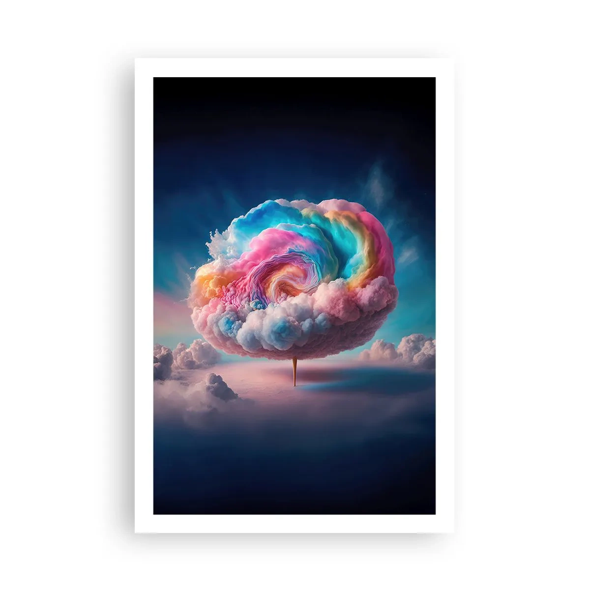 Plakat - En drøm om en forlystelsespark - 61x91 cm