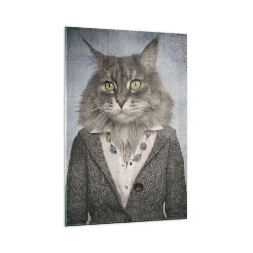 Billede på glas - Pelse er igen på mode - 80x120 cm