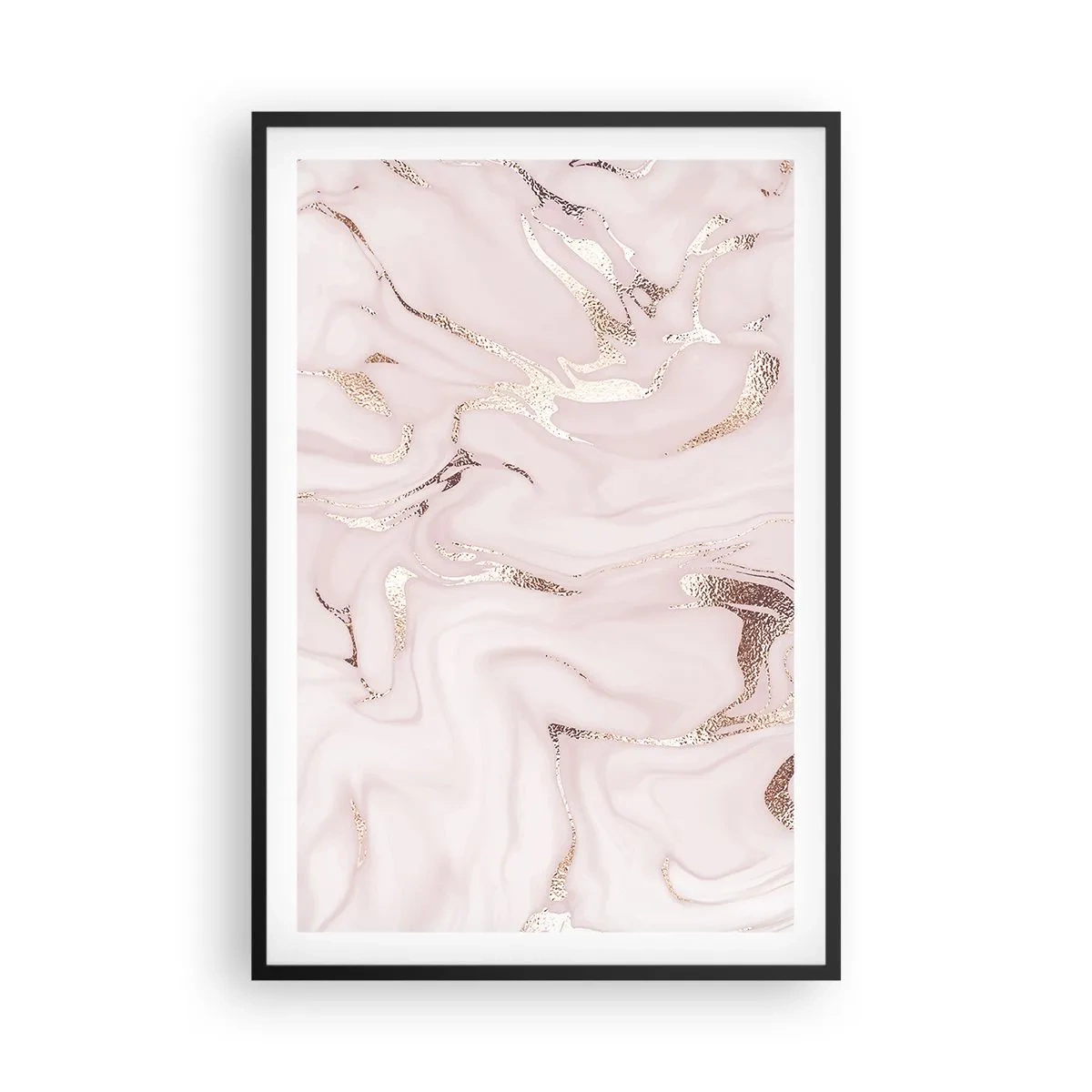 Plakat i sort ramme - I et lyserødt tørklæde - 61x91 cm