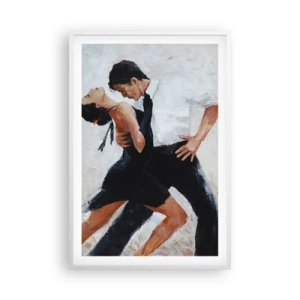 Plakat i hvid ramme - Mine drømmes tango - 61x91 cm