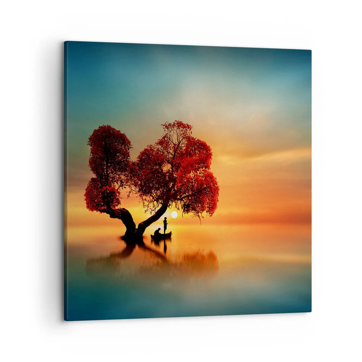 Lærredstryk - Billede på lærred - Fjern og tavs verdensløshed - 50x50 cm