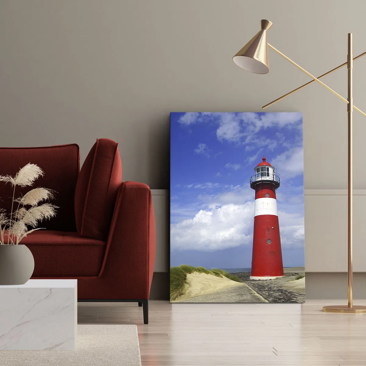 Lærredstryk - Billede på lærred - En drøm om ensomhed - 50x70 cm