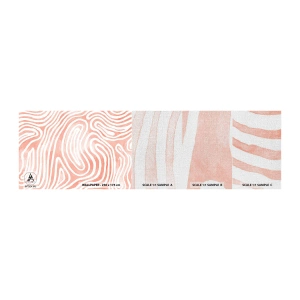 Prøve Fototapet Premium Canvas - I en labyrint af koraller - Minimalisme, Moderne kunst, Abstraktion - 100x30 cm