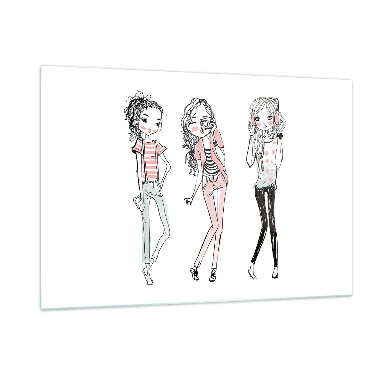 Billede på glas - Det bliver sjovt - 120x80 cm