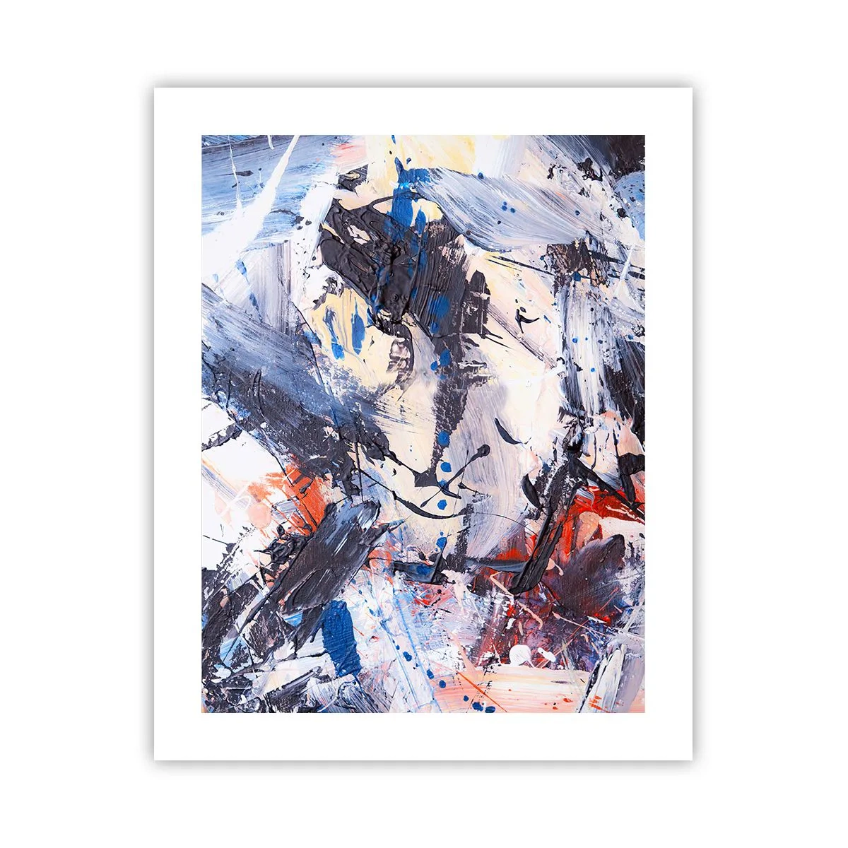 Plakat - Abstraktionens vanvittige dans - 40x50 cm