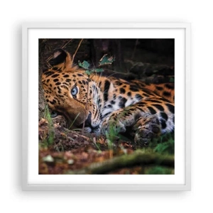 Plakat i hvid ramme - Stol på mig - 50x50 cm