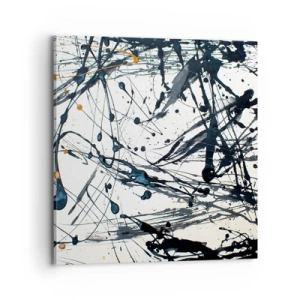Lærredstryk - Billede på lærred - Ekspressionistisk abstraktion - 70x70 cm