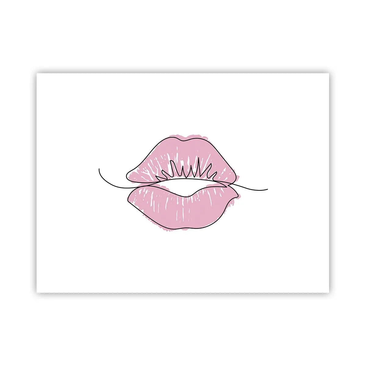 Plakat - Klar til at kysse? - 40x30 cm