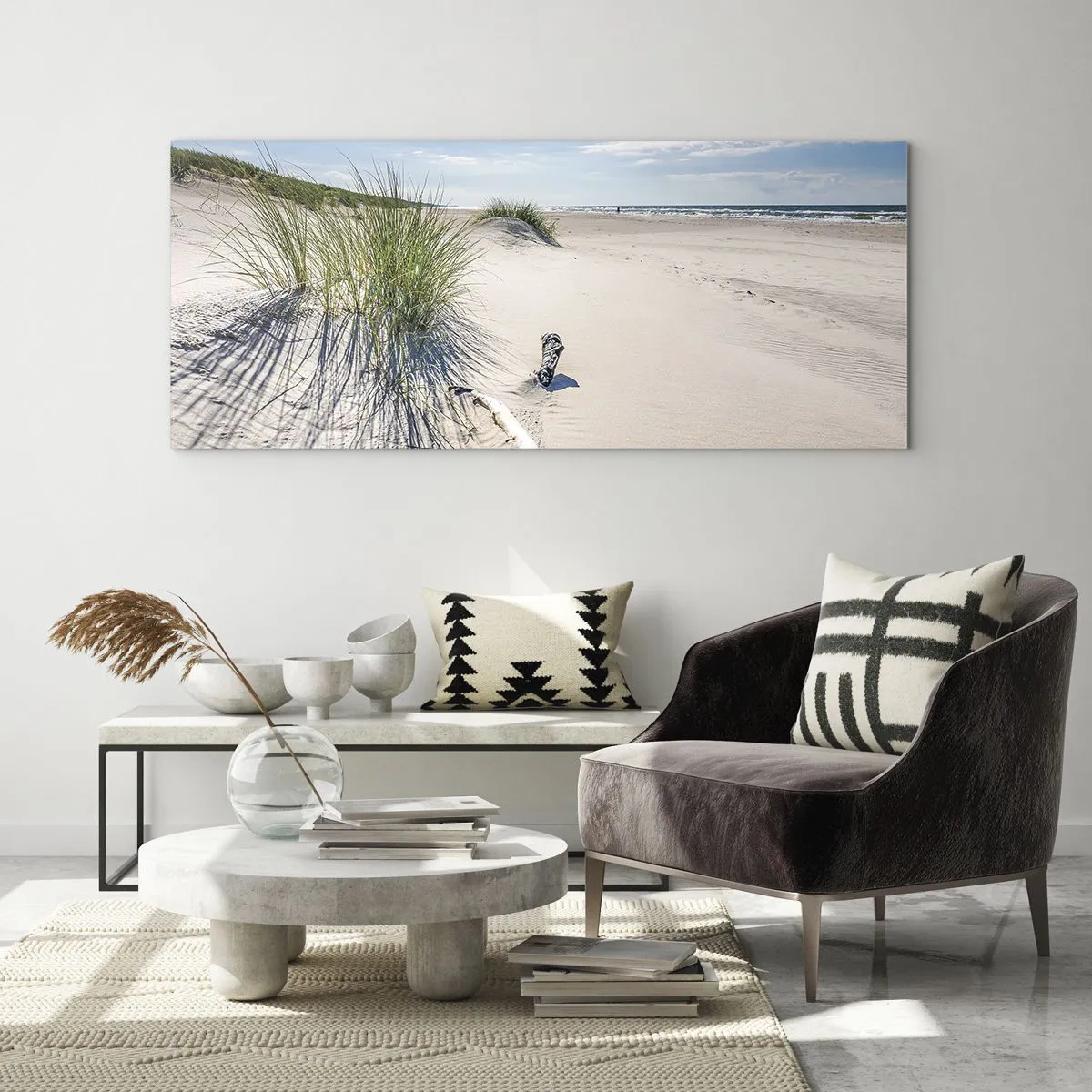 Billede på glas - Den smukkeste? Baltisk - 100x40 cm