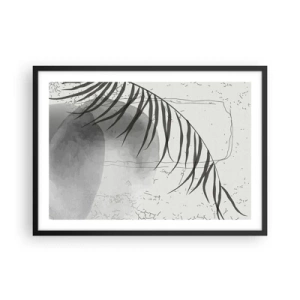 Plakat i sort ramme - Den subtile eksotisme i naturen - 70x50 cm