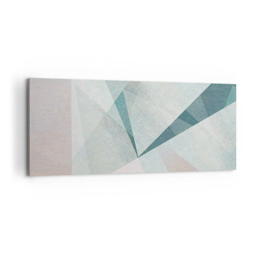 Lærredstryk - Billede på lærred - Rolig og alligevel dynamisk - 100x40 cm