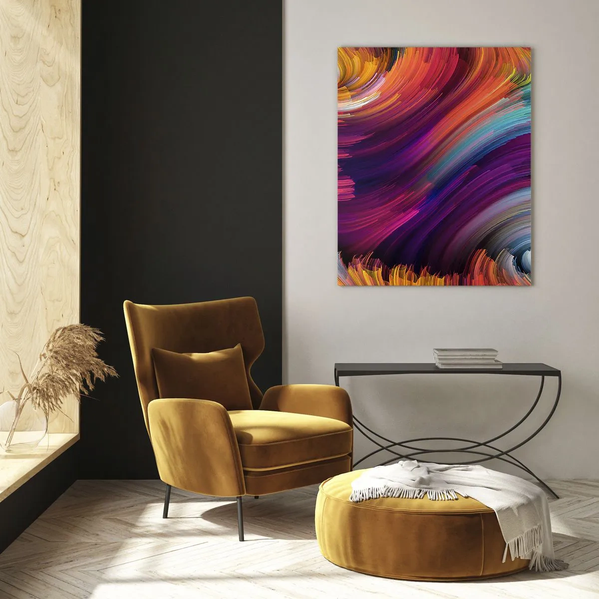 Billede på glas - Begyndelsen på en ny verden - 80x120 cm