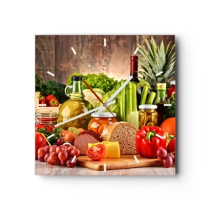 Vægur, Uret - Røget, ristet, marineret - 40x40 cm