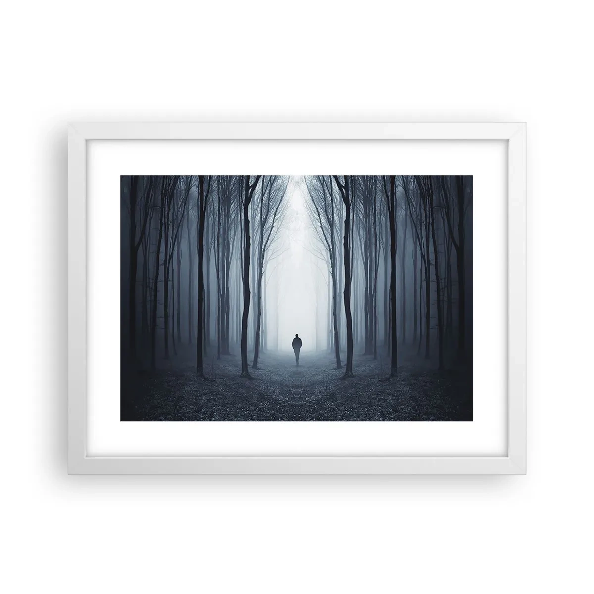 Plakat i hvid ramme - Og alt sammen ganske enkelt - 40x30 cm