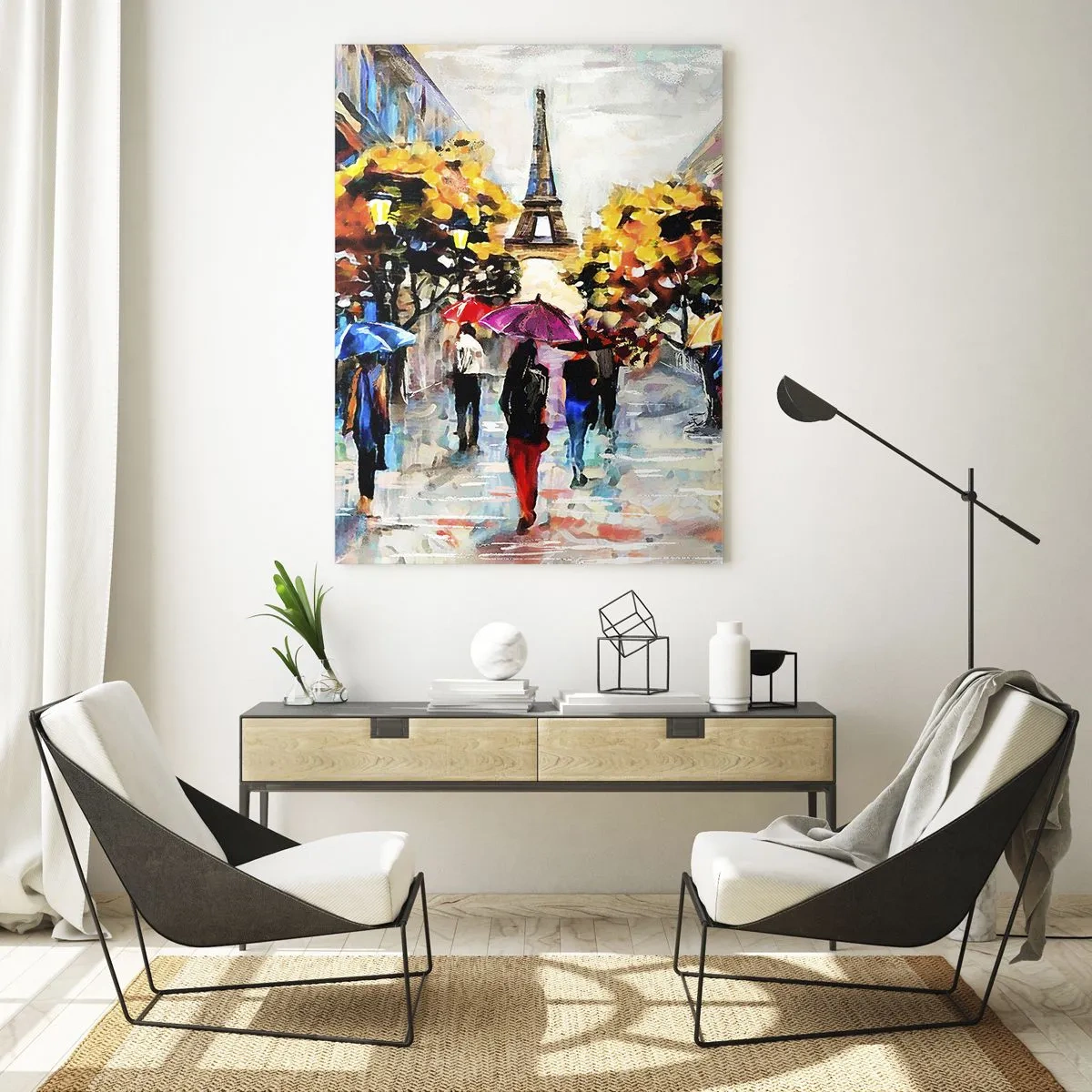 Billede på glas - Særligt smuk om efteråret - 50x70 cm