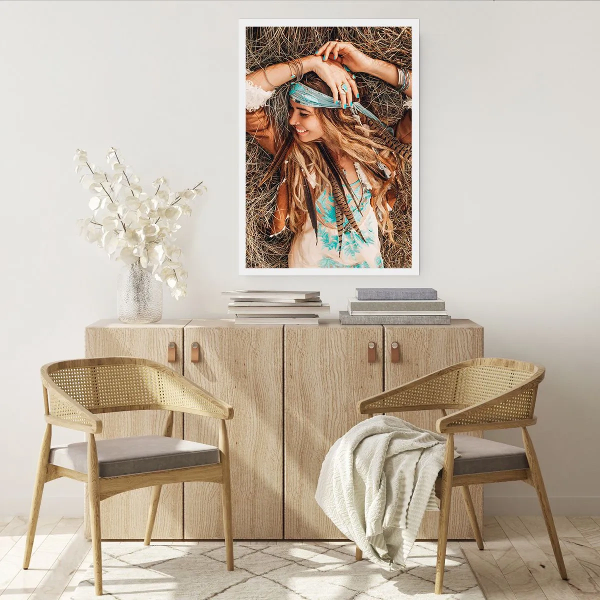 Plakat - På vej til kærlighedens sommer - 50x70 cm