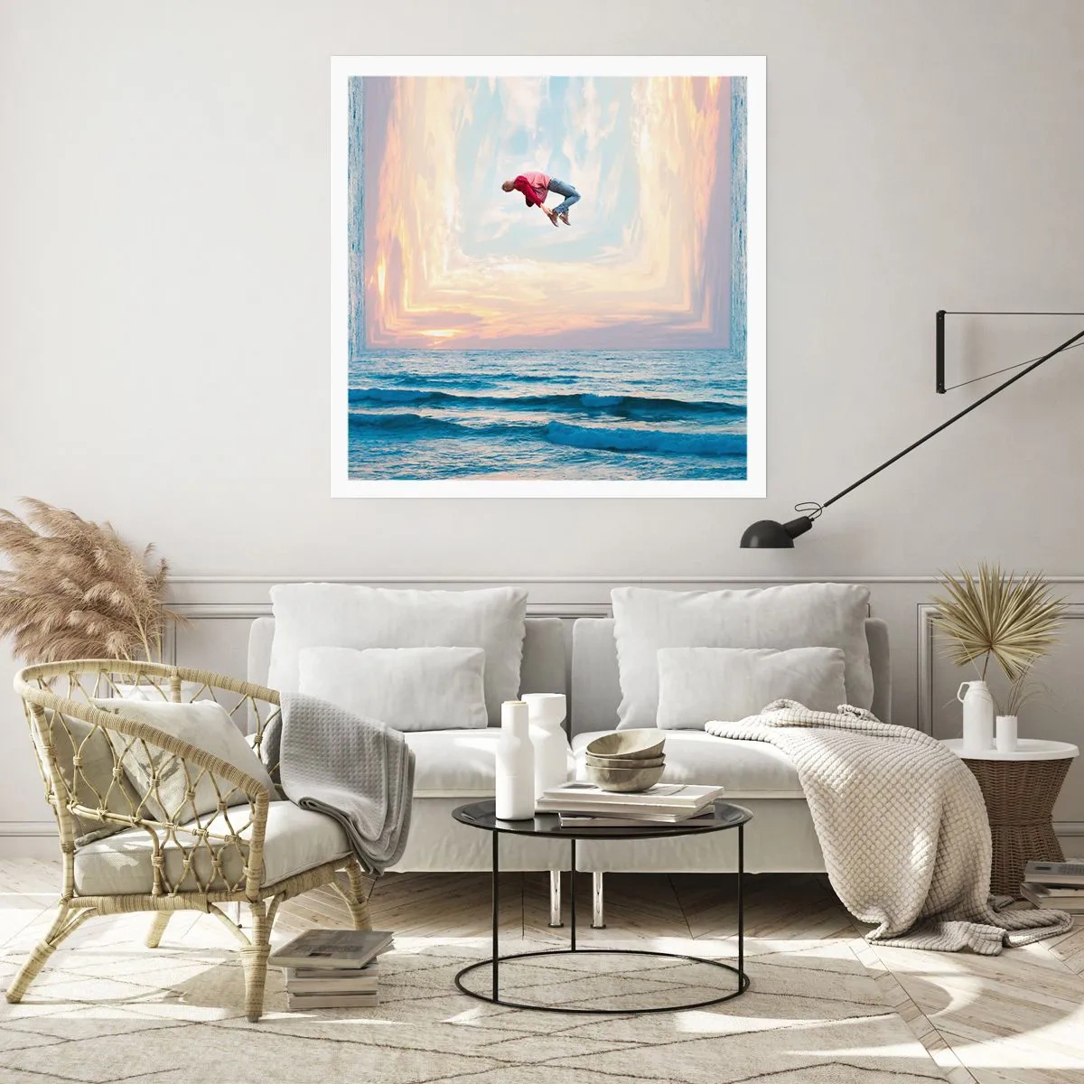 Plakat - Til en anden dimension - 50x50 cm