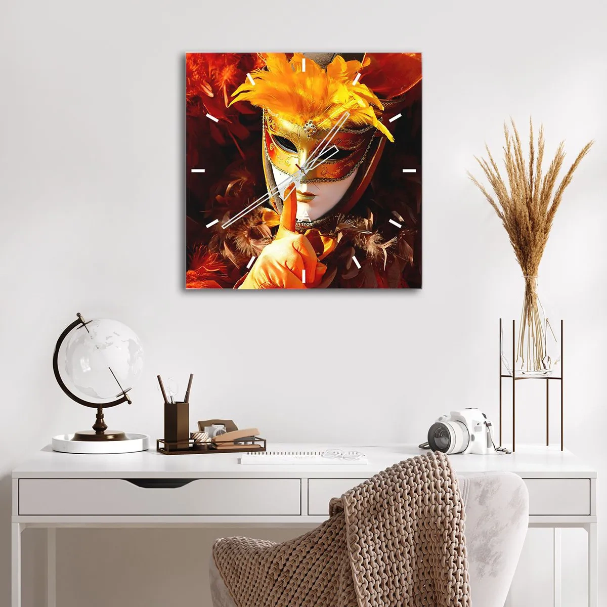 Vægur, Uret - Mystik er en del af spillet - 40x40 cm