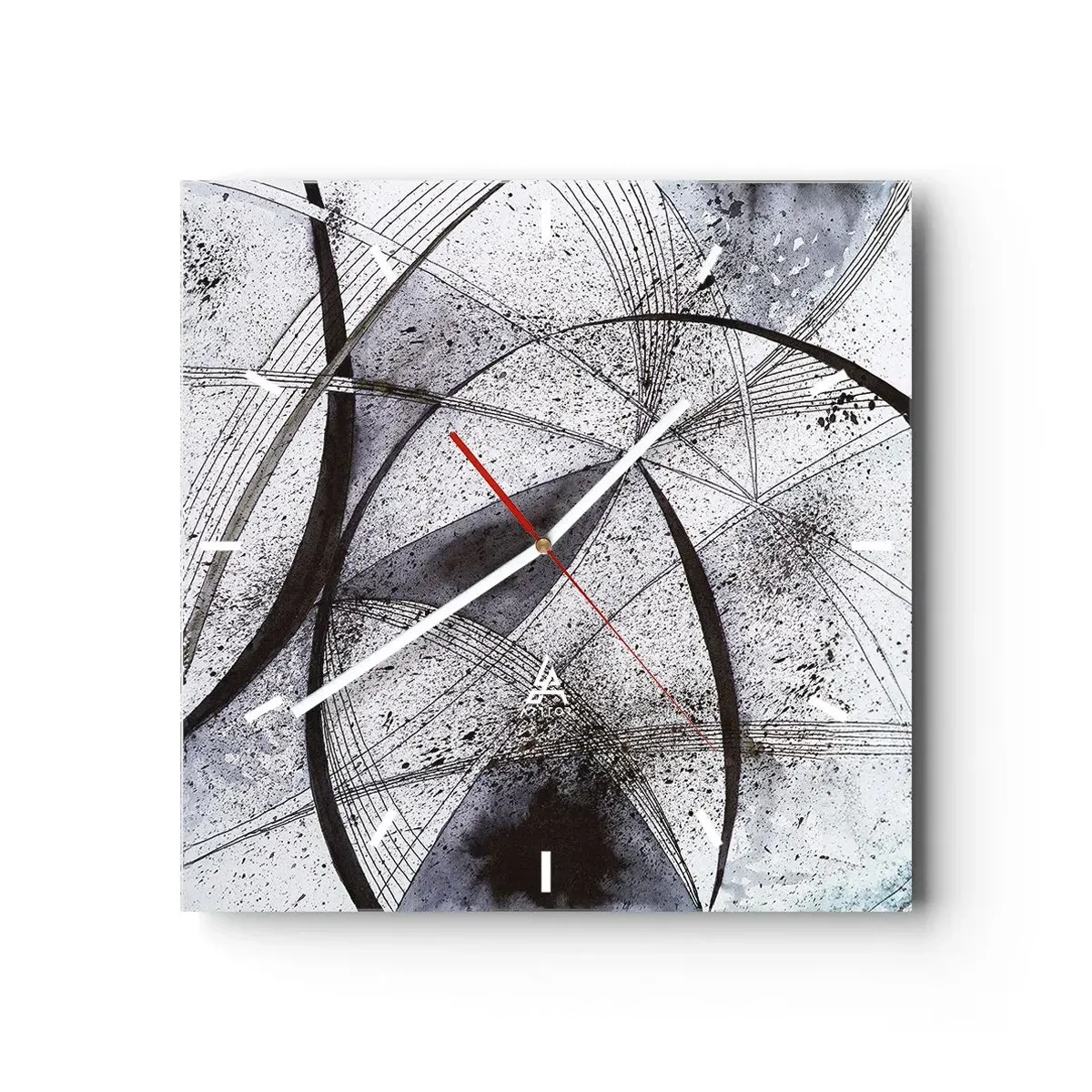 Vægur, Uret - Futuristisk fantasi - 30x30 cm