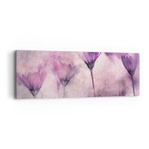 Lærredstryk - Billede på lærred - En drøm af blomster - 90x30 cm