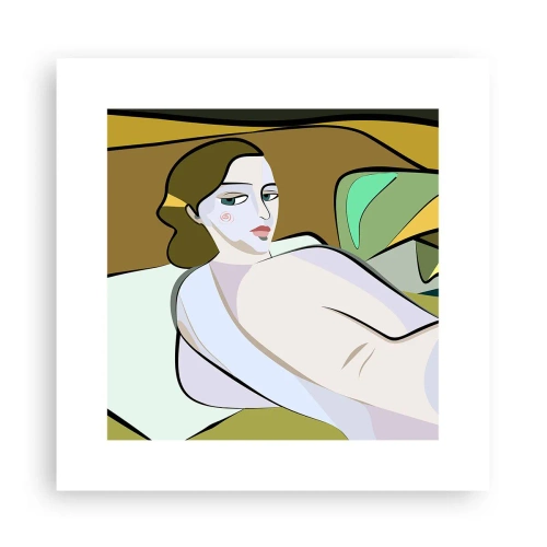 Plakat - Intimt portræt - 30x30 cm