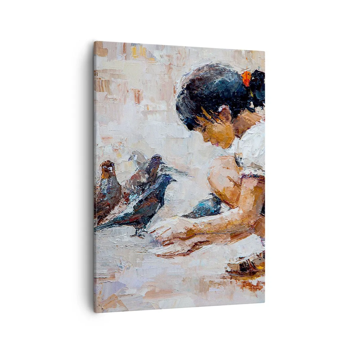 Lærredstryk - Billede på lærred - De små og de sødeste - 50x70 cm