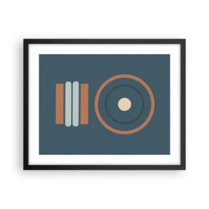 Plakat i sort ramme - Essensen af tingene - 50x40 cm