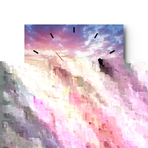 Vægur, Uret - Et øjeblik med en dybtgående oplevelse - 30x30 cm