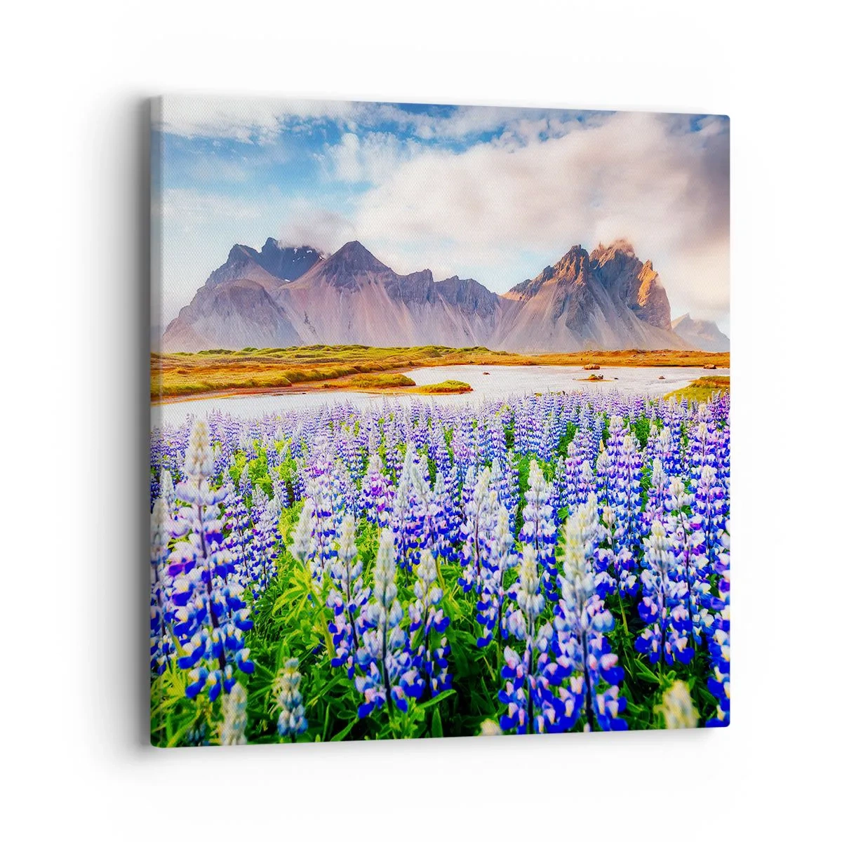 Lærredstryk - Billede på lærred - Styrke og strenghed ved siden af blidhed - 40x40 cm